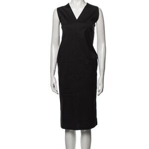 Jil Sander Black Midi Dress Sz 4